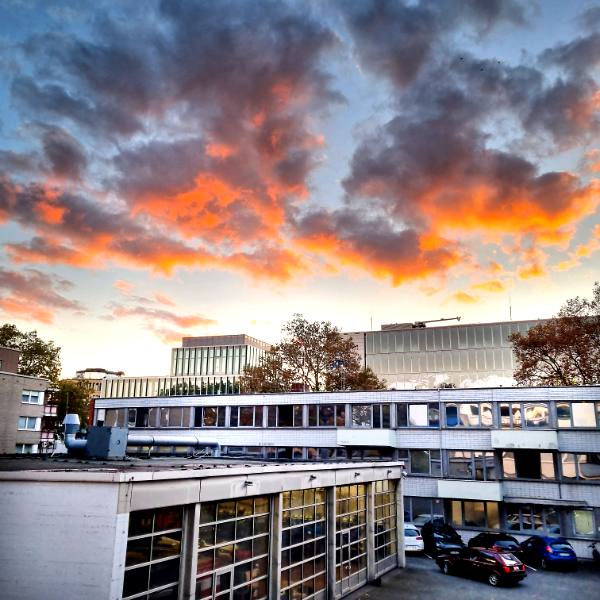 Sonnenuntergang an der FeuerWache 1 am 5.9.2024